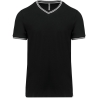 T-shirt maille piquée col V homme Noir – Kariban