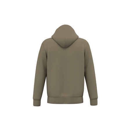 Sweat zippé capuche écoresponsable Vert Olive Native Spirit – vue 2