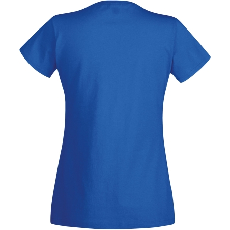 T-shirt Femme Bleu Royal Original-T Fruit of the Loom – vue 2
