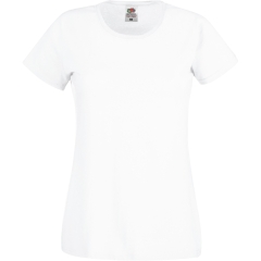 T-shirt Femme Blanc Original-T Fruit of the Loom – Coupe Cintrée