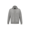 Sweat zippé capuche écoresponsable Gris lune chiné Native Spirit