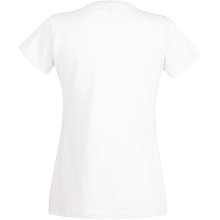 T-shirt Femme Blanc Original-T Fruit of the Loom – Coupe Cintrée – vue 2