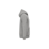 Sweat zippé capuche écoresponsable Gris lune chiné Native Spirit – vue 3