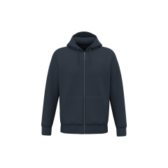 Sweat zippé capuche écoresponsable Marine – Native Spirit