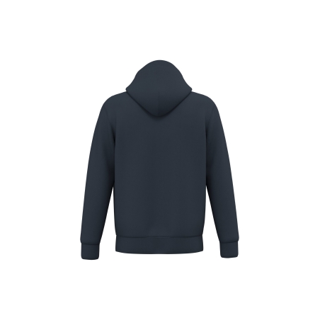 Sweat zippé capuche écoresponsable Marine – Native Spirit – vue 2