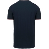 T-shirt maille piquée col V homme Marine / Rouge / Blanc – Kariban – vue 2