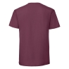 T-shirt Iconic 195 manches courtes Bordeaux Fruit of the Loom – vue 2