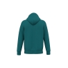 Sweat zippé capuche écoresponsable Peacock Green Native Spirit – vue 2