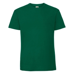 T-shirt Iconic 195 manches courtes Vert collège Fruit of the Loom