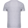 T-shirt maille piquée col V homme Gris | Kariban – vue 2