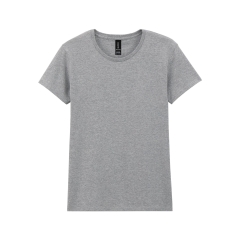 T-shirt femme Heavy Cotton™ Gris Gildan – 185 g/m²
