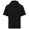 Sweat capuche French Terry écoresponsable manches courtes Noir Native Spirit – vue 2