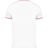 T-shirt maille piquée col V homme Blanc Kariban – vue 2