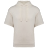 Sweat capuche French Terry écoresponsable Ivoire Native Spirit