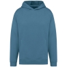 Sweat capuche oversize écoresponsable Bleu Adriatic – Native Spirit