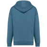 Sweat capuche oversize écoresponsable Bleu Adriatic – Native Spirit – vue 2