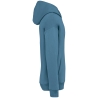 Sweat capuche oversize écoresponsable Bleu Adriatic – Native Spirit – vue 3