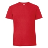 T-shirt Iconic 195 manches courtes Rouge Fruit of the Loom