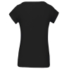 T-shirt col bateau manches courtes femme Noir – Kariban – vue 2