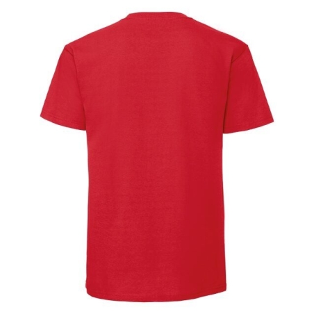 T-shirt Iconic 195 manches courtes Rouge Fruit of the Loom – vue 2
