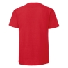 T-shirt Iconic 195 manches courtes Rouge Fruit of the Loom – vue 2