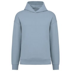 Sweat capuche oversize écoresponsable turquoise Native Spirit