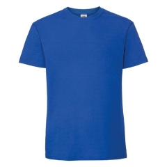 T-shirt Iconic 195 manches courtes Bleu Royal Fruit of the Loom