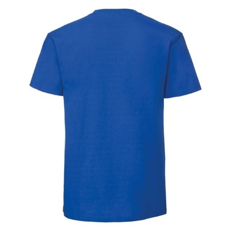 T-shirt Iconic 195 manches courtes Bleu Royal Fruit of the Loom – vue 2