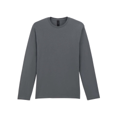 T-shirt manches longues Softstyle Gris Charcoal Gildan