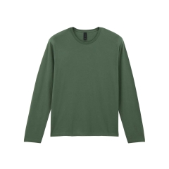 T-shirt manches longues Softstyle Vert Military Green Gildan