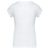 T-shirt col bateau manches courtes femme Blanc Kariban – vue 2
