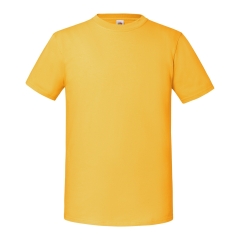 T-shirt Iconic 195 Jaune (Sunflower) Fruit of the Loom