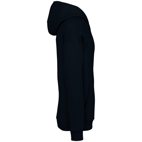 Sweat capuche oversize écoresponsable Noir – Native Spirit (NS408) – vue 3