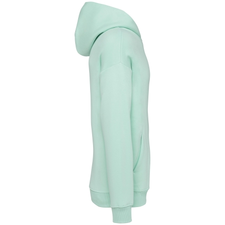 Sweat capuche oversize écoresponsable vert Native Spirit – vue 3