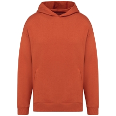 Sweat capuche oversize écoresponsable Rouge Native Spirit