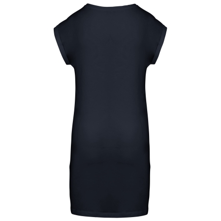 T-shirt long femme marine 150 g/m² – Kariban – vue 2