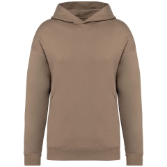 Sweat capuche oversize écoresponsable Marron Native Spirit