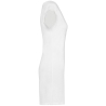 T-shirt long femme blanc cassé – Coupe fluide | Kariban – vue 3