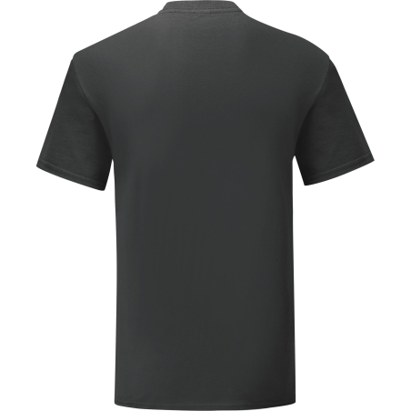 T-shirt homme Iconic-T Noir Fruit of the Loom – vue 2