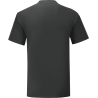 T-shirt homme Iconic-T Noir Fruit of the Loom – vue 2