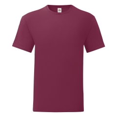 T-shirt homme Iconic-T bordeaux – Fruit of the Loom