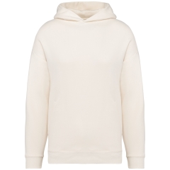Sweat capuche oversize écoresponsable ivoire Native Spirit (NS408)