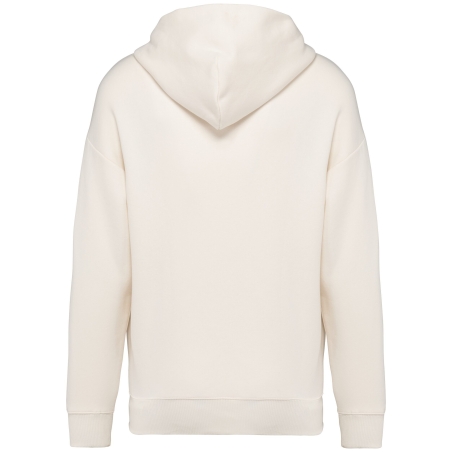 Sweat capuche oversize écoresponsable ivoire Native Spirit (NS408) – vue 2