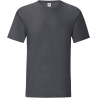 T-shirt Iconic-T Gris Anthracite Chiné Fruit of the Loom