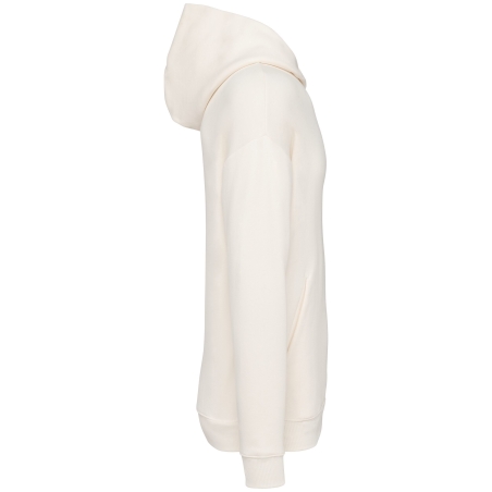 Sweat capuche oversize écoresponsable ivoire Native Spirit (NS408) – vue 3