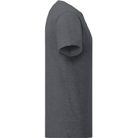 T-shirt Iconic-T Gris Anthracite Chiné Fruit of the Loom – vue 3