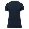 T-shirt maille piquée col V femme Marine Kariban – vue 2