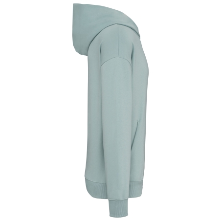 Sweat capuche oversize écoresponsable Vert jade Native Spirit – vue 3