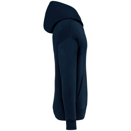 Sweat capuche oversize écoresponsable Marine – Native Spirit – vue 3
