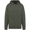 Sweat à capuche oversize écoresponsable Vert Khaki Native Spirit